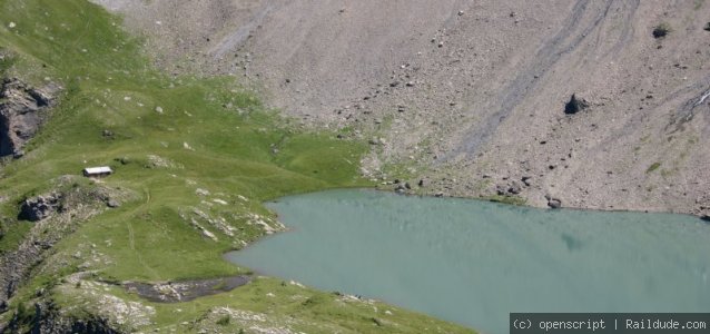 Fluenseeli from Fluenhorn, Lenk