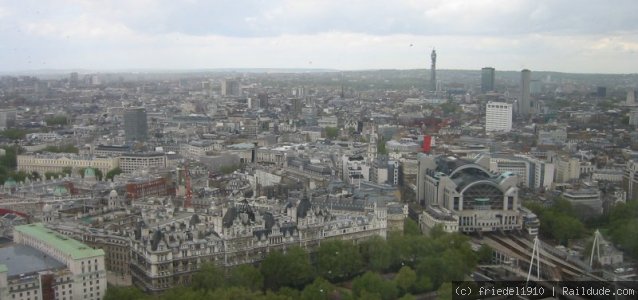 Blick über die Stadt von 