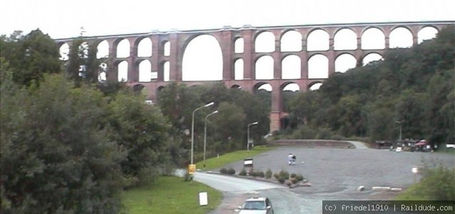 die Göltzschtalbrücke in der Nähe von Netzschkau