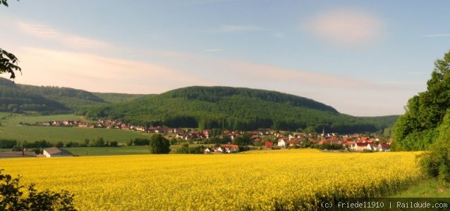 Blick auf Holungen. (DANKE an Marlies, die dieses Foto zur Verfügung gestellt hat.)