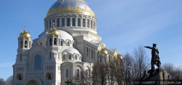 Никольский Морской собор в Кронштадте / The Nikolay's Sea cathedral in Kronshtadt district