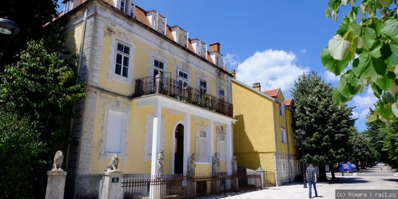 Cetinje-the former capital city of Montenegro