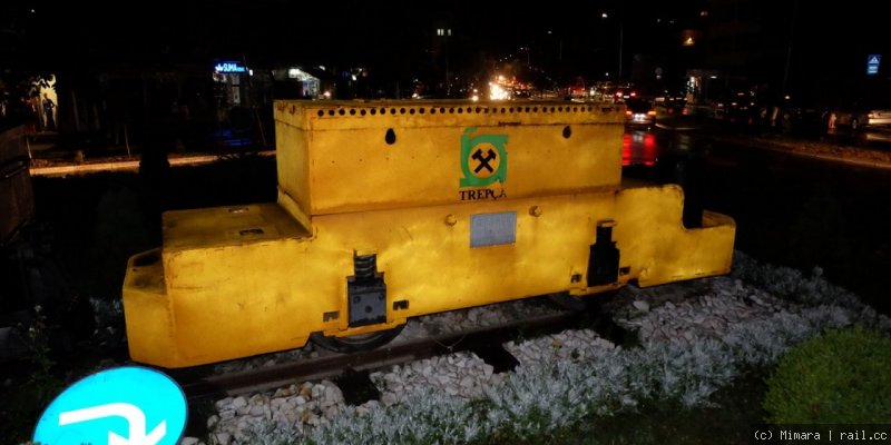 Old locomotive of the Trepca combine