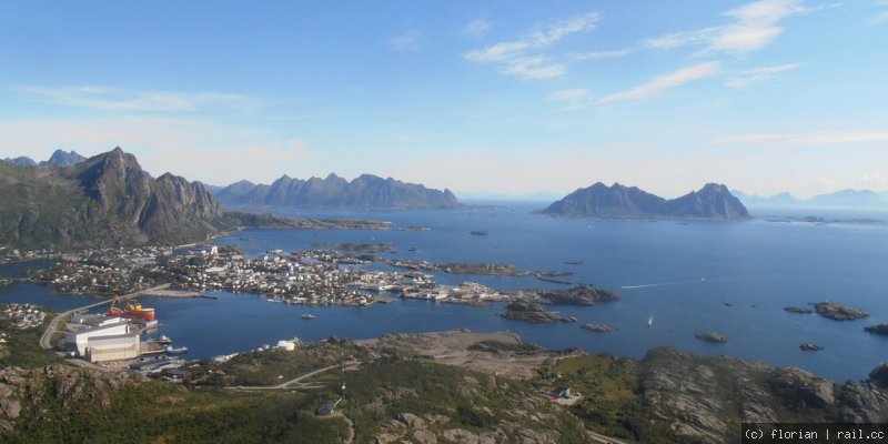 Blick auf Svolvaer