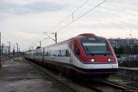 Alfa Pendular (AP) train - Alfa Pendular arrives in Lisboa Oriente