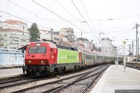 Intercidades (IC) train - IC from Guimaraes arrives in Lisboa Santa Apolonia