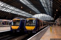 ScotRail (SCO) train - Class 170 suburban and regional trains at Glasgow Queen St